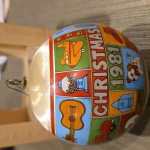 1981 Hallmark satin ornament